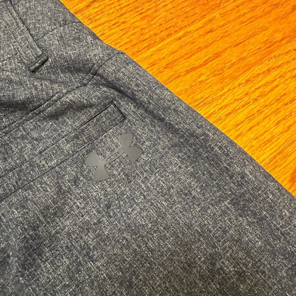 Under Armour Showdown Golf Pants Men 36x36 Blue Heathered Performance Athletic
